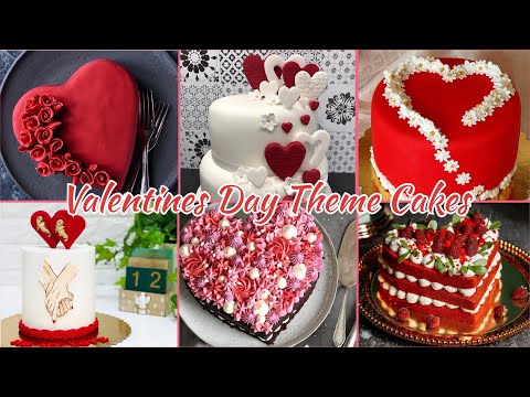50+Valentines Day theme Cake designs &Cake Decoration Ideas|Heart Shape cake designs@Exotic Designs