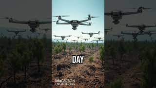 Drones planting 100k trees daily! #TechForGood #Reforestation #FutureForests