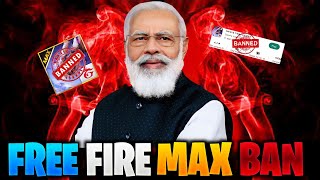 Garena Free Fire Max Ban Notice ? Free Fire Ban in india!! #freefiremaxbanconfirm