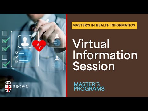 Master of Science in Health Informatics | Virtual Information Session | December 3, 2025