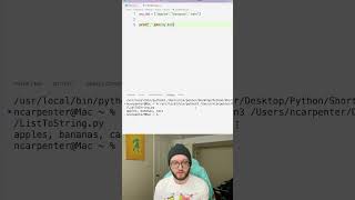 Python: Print Lists Like a Pro! 🧾🔥#devtips #python