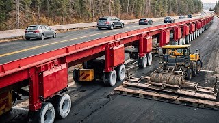 Incredible Mountain Highways Construction Technology - Largest Prestress Girder Bridge Construction