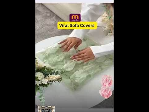 viral sofacover from meesho #sofacover #meeshofinds #ootd #viralreels #asthetic #homedecor #trending