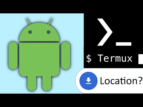 Where does Termux store downloaded files?