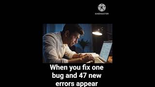 Coding Pain: Fixing 1 Bug, Getting 47 New Ones #youtubeshorts #ytshorts #software