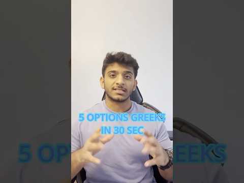 5 options greeks you should KNOW!