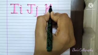Calligraphic Alphabets | English | Ebsi's Calligraphy