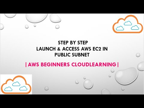 AWS EC2 | Launch & Access EC2 Instance into Public Subnet in AWS : Step by Step | CloudLearning