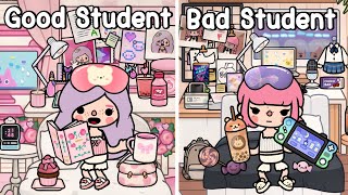 Good Student VS Bad Student 🌙 Night Routine | Toca Boca Life Story