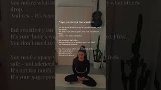 Honoring your sensitivity is a superpower 🧡 | Breathwork guide inside