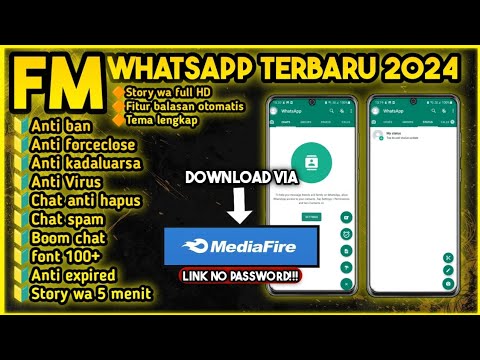 FM WHATSAPP TERBARU || wa mod terbaru || free download‼️
