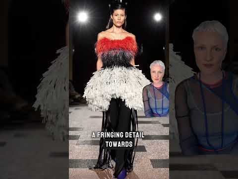 Roksanda’s architectural signature #londonfashionweek #fashionindustry #springsummer2026