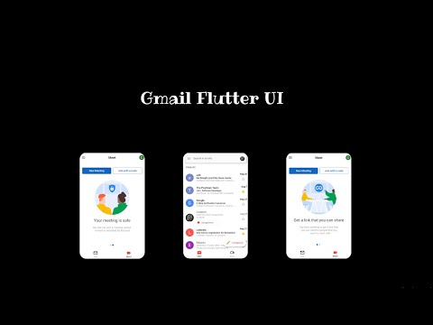 Flutter UI Tutorial | Gmail Clone flutter app  - Day 26