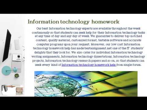 Information technology homework help