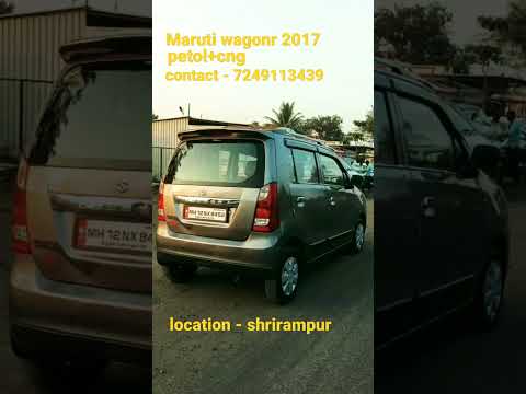 Maruti Suzuki wagonr, Model - 2017,Petrol +CNG, mint condition car, location - shrirampur!!