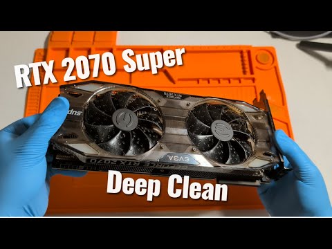 This GPU was brown? RTX 2070 Super Deep Clean!