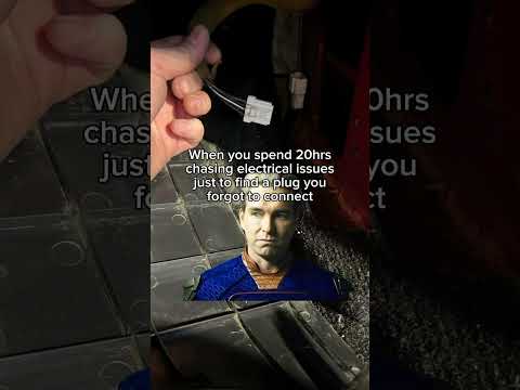 "20 Hours Chasing Electrical Issues Only to Find an Unplugged Connector"