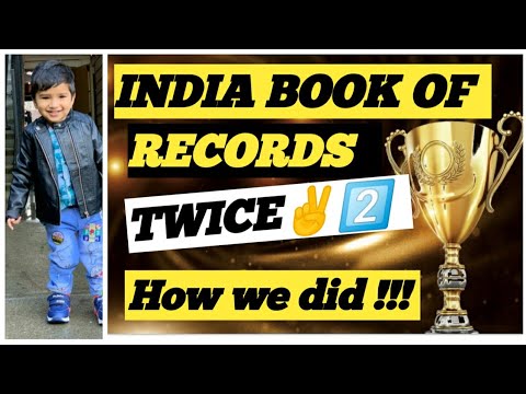 India Book of Records 2020 | 2.5yr old created 2 records in 2020 |how to increase kids memory |
