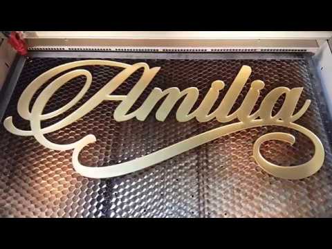 Laser cutting Acrylic
