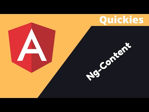 Angular - ng-content (quickie)