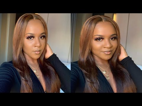 Dark Brown Wig w/ Honey Blonde Highlights Tutorial