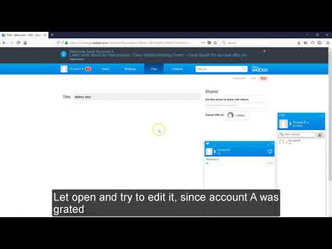 Cisco WebEx - File Sharing  File Library in Webex