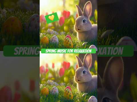 Relaxing nature sound music for Spring celebration and Easter 🐣 #freemusic #cafemusic #jazzmusic