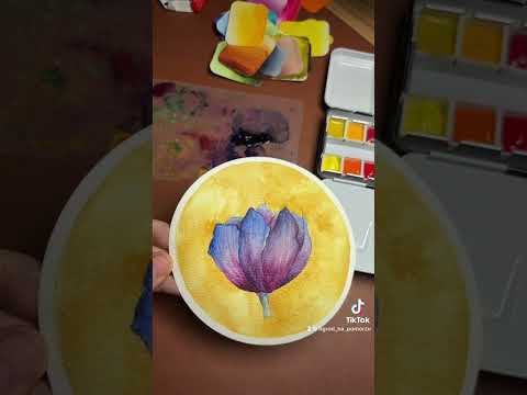 Na okrągło ❤️ #painting #watercolor #akwarele #botanical #drawing #illustration  #watercolorpainting