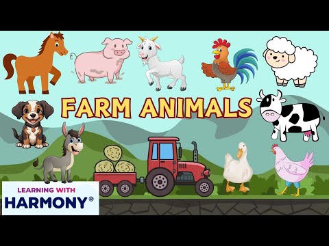 FUN WITH FARM ANIMALS - LEARNING WITH HARMONY