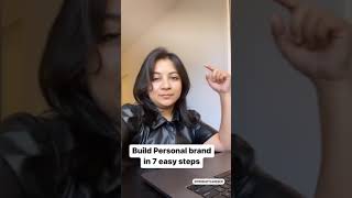 7 Easy Steps to Build a Personal Brand
