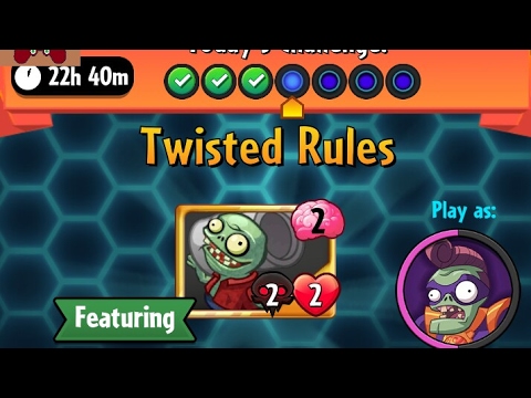 Pvz heros daily challenge (TWISTED RULES) MAY 19