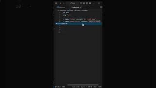 Learn how to use the meta tag in html