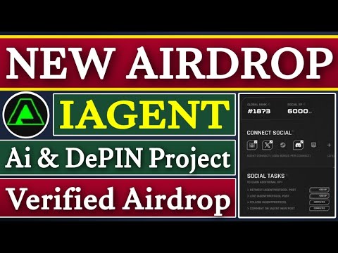 iAgent New Verified Airdrop | iAgent Ai & DePIN Project | Rizwan Blouch 2.0