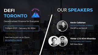 Web3 Development with Uniblock - DeFi Toronto - January 2024 Meetup