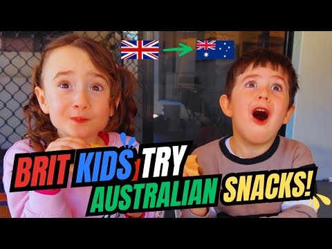 Hilarious Taste Test: Brit Kids Aussie Snacks! - So FUNNY!
