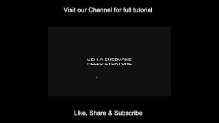 Text split on hover animation #shorts #html #textanimation #css