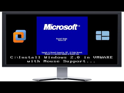 Installing Microsoft Windows 2.03 in VMware Workstation/Player