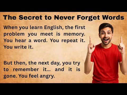 How to Remember English Words Forever || Memorize of New words || Bookish English