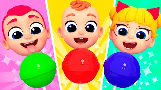 Lollipop Song 🍭 + Healthy Food 🥦 Vs Junk Food Song 🍔 | Nursery Rhymes & Kids Songs | Tinytots