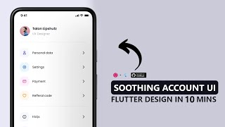 Account Dashboard UI Made With #Flutter #FlutterShip