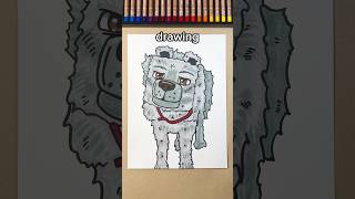 Subscribe Or Else… Ripping My Drawing Of DENNIS?✨🥺 #minecraft #art #drawing #shorts