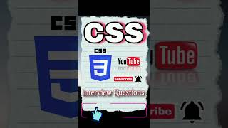 Master CSS Interview Questions | Prepare Like a Pro #css #codinginterview #frontenddeveloper