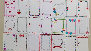Border Designs/Border design for project/Project work designs/Assignment front page design handmade