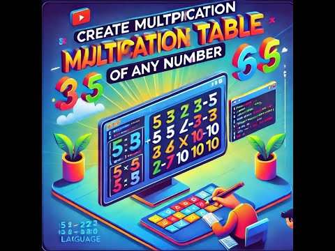 Create Multiplication Table of Any Number Using C Language | Full Tutorial 💻