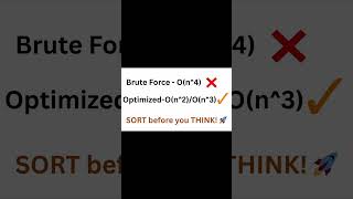 Sorting - Most Asked Coding Interview Problem #Shorts #DSA #LeetCode #dsa #education #python