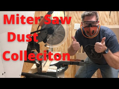 Miter Saw Dust Collection In a Small Shop