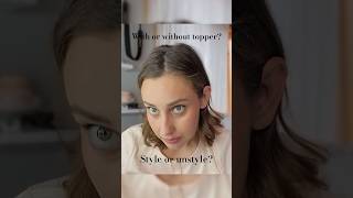 Hair Topper Secrets: Raw vs Styled - See the Real Difference | UniWigs Upgrade Claire