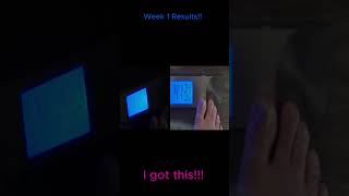Week 1 Weight Loss Update