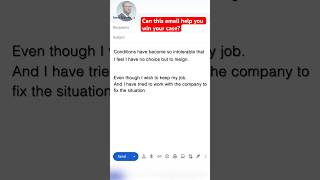 Can this email help you win your case?