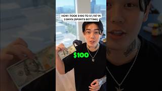 I Took $100 To $1,197 in THREE days From Sports Betting 😱 #sportsbetting